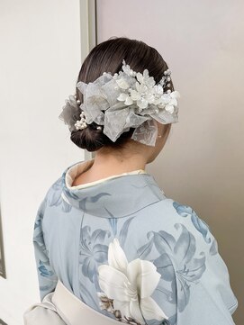 ヘアー アイス カンナ(HAIR ICI Canna) ヘアセットヘアアレンジシニヨン二次会パーティー大人美人