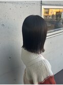 透明感カラー×きりっぱなしロブ20代30代40代大人可愛い
