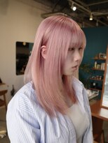 ヨー(Yoh-)&nbsp;【ピンクベージュ/阿部達哉】ブリーチ/ダブルカラー/ハイトーン
