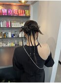 二次会ヘア褒められる♪結婚式お呼ばれしっとり上品ツヤ髪