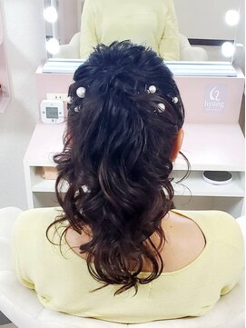 ヒャン(hyang) ふわふわポニーテール