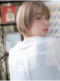 ■美髪シルキーベージュマッシュショート302-3北浦和10代20代