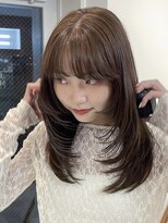 ロンドアンメゾン 原宿(Lond un Maison.)&nbsp;【木坂桃歌】ハッシュカット レイヤーカット ミディアムヘア