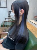 髪質改善インナーカラーイヤリングカラーレイヤーカット