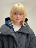サクラ オモテサンドウ(SAKURA) ボブウルフ×抜きっぱなしブロンド◎表参道