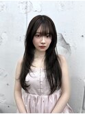 CHELL_レイヤーカット(ワンホンヘア)に顔周りカットで結んでも○