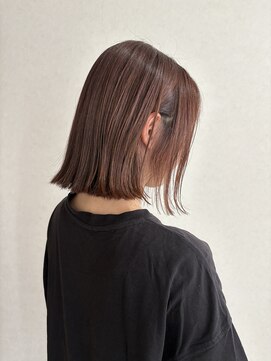 ヘア スノー(HAIR SNOW) 外ハネボブ☆ピンクベージュ20代30代