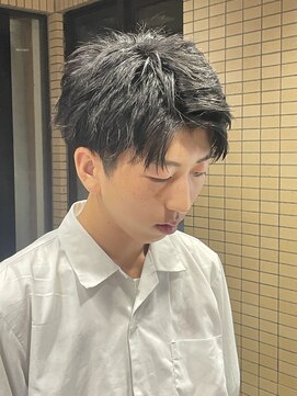 スウェル 柏店(Swell) MEN’S HAIR/ブルーブラック/フェザーパーマ/柏