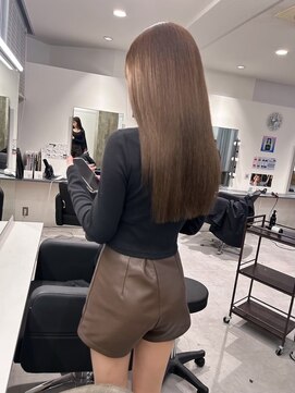 キング 心斎橋店(K!ng) 縮毛矯正髪質改善レイヤーカットトリートメント心斎橋美容室