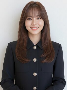 コトナ 越谷店 ミディアム20代30代ストレートレイヤー前髪なし前髪あり越谷