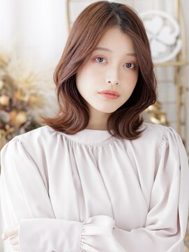 カバーヘア ブリス 北浦和(COVER HAIR bliss) シンメトリー外ハネくびれミディアムレイヤーa北浦和20代30代