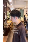 爽やかアップバング*グラデーション