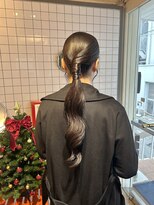 ヘアー アレス(hair ales)&nbsp;タイトポニー　ローポニー