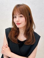 シンス 銀座(since) ミディアムレイヤー/顔周りレイヤー/小顔ヘア/似合わせカット