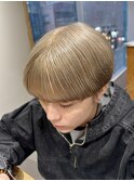 韓国シースルーマッシュ×ミルクティーベージュ【八王子】