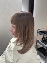 グランマイル(Gran mile) 【透明感ベージュ&顔まわりレイヤーカット】