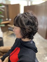 リップス ヘアー(Lips hair)&nbsp;ウルフショートのパーマスタイル♪
