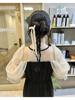 オーセンヘア(AUTHEN.HAIR)&nbsp;リボンアレンジ