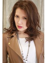 バグズ ヘアデザイン 桔梗が丘店(Baguz HAIR DESIGN)&nbsp;小顔ミディ×無造作ウェーブ