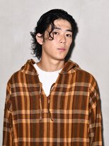 ヘアー アイス ルーチェ(HAIR ICI LUCE) 無造作オールバック スパイラルパーマ くせ毛も活かせるスタイル