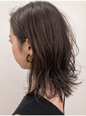 ボブ×スモーキーベージュ