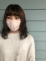 ビスクヘアデザイン(bisq hair design)&nbsp;ミディアム×ソフトスパイラル