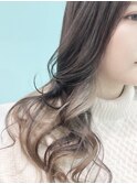 グラデーションカラー×ホワイトベージュ[池袋美容室]