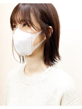 ファム 札幌大通(fam) 30代大人かわいいモカベージュナチュラルロブヘアー美肌