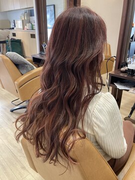 ファナー 馬橋(phaena) ピンク系ハイライト