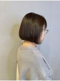 20代30代40代前下がりストレート大人ボブ