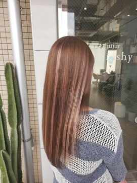 ミラシィ 稲毛(Mirashy) 春感を出すアッシュブラウンとシールハイライト！