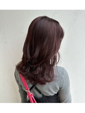 ジュエ ヘアー デザイン(Jue hair design) 春カラー深みピンクブラウン