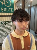 波巻きスパイラルパーマ/マッシュパーマ/メンズパーマ