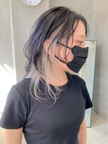 テトヘアー(teto hair) レイヤーカット、インナーカラー、ホワイトブリーチ