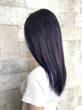 リサ グランシェ(RISA granche) ブリーチ×ダブルカラー×パープル