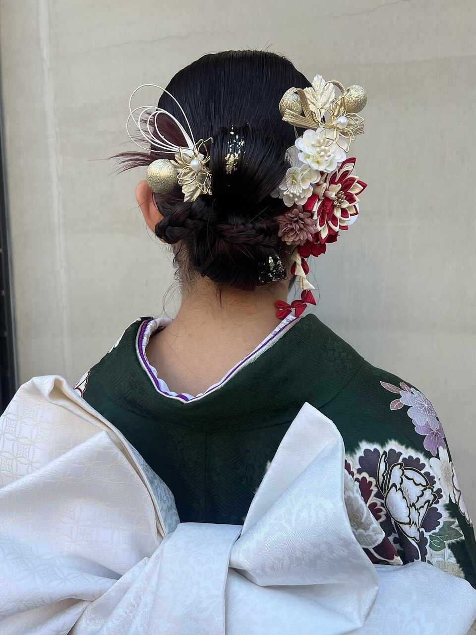 成人式セットヘアアレンジカチモリタイト卒業式セット/今枝