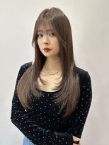 ボタン シブヤ(VOTAN SHIBUYA) 韓国ヘア/顔まわりレイヤー/前髪あり/レイヤーカット