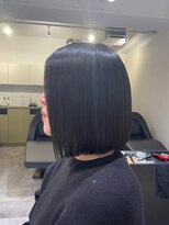 ソイクフ(SOY KUFU)&nbsp;大人可愛い20代30代40代◎グレーベージュアッシュカラーボブ