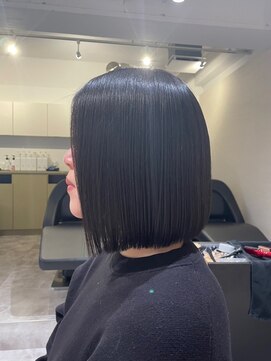 ソイクフ(SOY KUFU) 大人可愛い20代30代40代◎グレーベージュアッシュカラーボブ