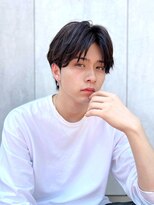 トルネード(TORNADO) メンズショートアップバングセンターパートパーマ絶壁K20240510