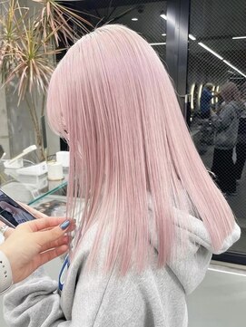 ソル ジングウマエ(SOL JINGUMAE) ダブルカラーピンクベージュベージュカラーケアブリーチレイヤー