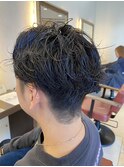メンズハンサムショートパーマ