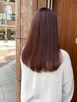 ケースプラスグリーン(CASE+GREEN) ◎カシスブラウン×ストレートロングヘア
