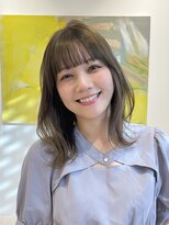 ローネス ギンザ(LONESS ginza) 結べるボブミディアムヘアオリーブベージュことりベージュ
