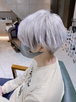 デイズ(days)&nbsp;シルバーカラーツーブロックマッシュ グレーハイライト