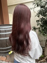 ココカラヘアー プラス(cococara‐hair plus)&nbsp;ピンクレッド/ロングレイヤー/透明感/トリートメント