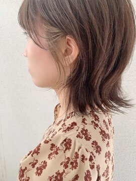 シカタ シーカ 鎌倉(CICATA/ShIKA.) 外はねインナーカラー ベージュカラー【CICATA 鎌倉 高力】