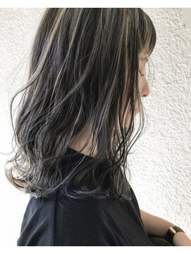 クロップ(CROP) 【CROP】ハイライト×白髪ぼかし