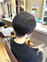 ヘアーメイクロージー 八軒店 (HAIR MAKE ROSY)&nbsp;大人ショートミルクテーベージュハイライトレイヤーヘッドスパ