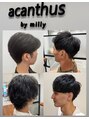 アカンサス バイ ミリー 高槻店(acanthus by milly)&nbsp;男性の方も大歓迎！ビジネススタイル、校則カット、波巻きパーマ